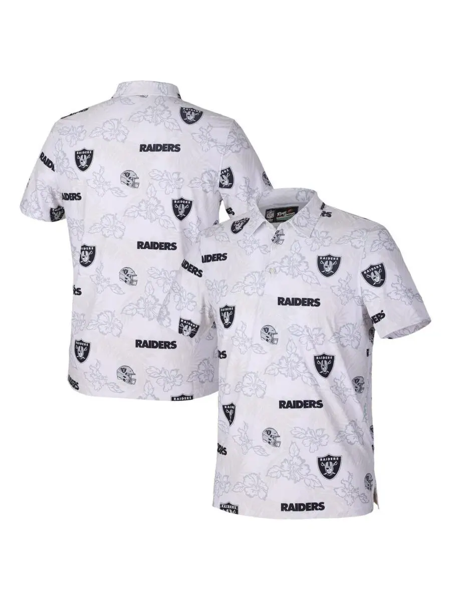Поло с коротким рукавом, с принтом, Las Vegas Raiders Pua Performance Game Day Reyn Spooner