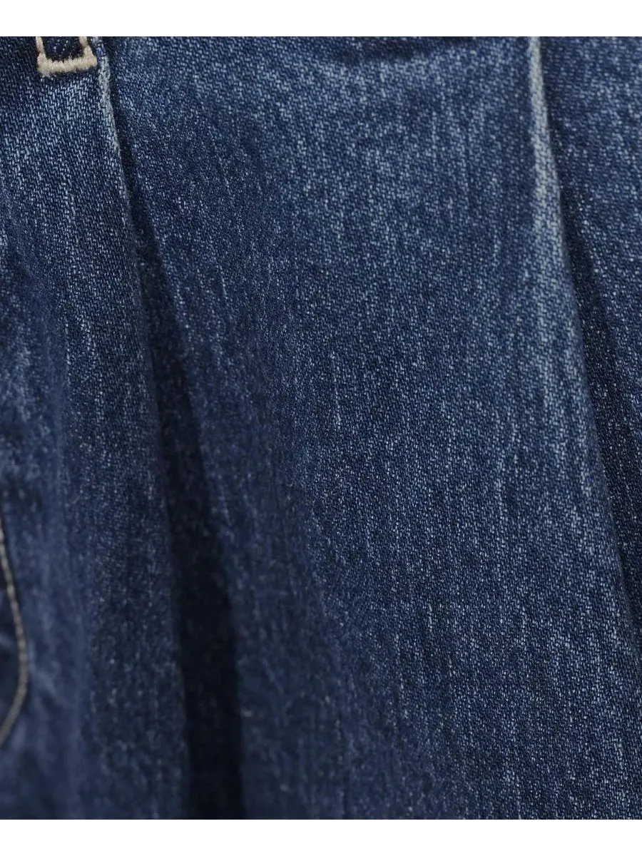 Шорты-брюки с защипами 7" из денима Lands' End, Crawford Wash — изображение 4 из 4