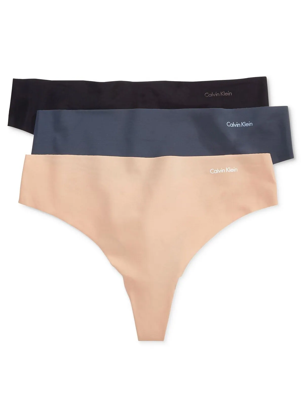 Женское нижнее белье-стринги Invisibles, комплект из 3 штук QD3558 Calvin Klein