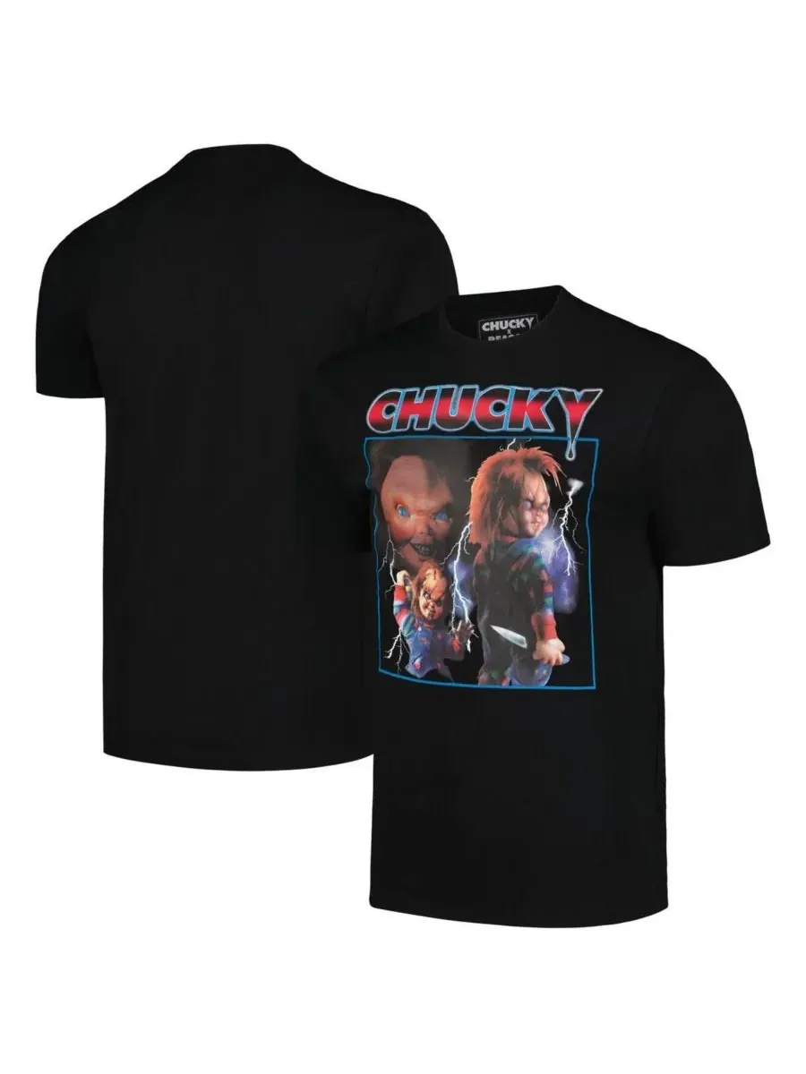 Reason Мужская и женская черная футболка Chucky Epic