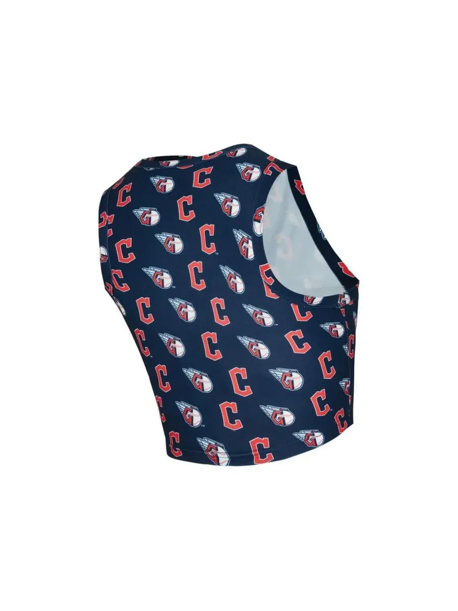 Concepts Sport Женский комплект из двух предметов: темно-синий трикотажный топ и юбка-шорты с — изображение 2 из 3
