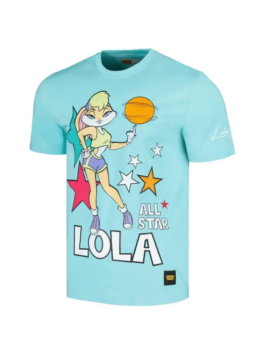 Freeze Max Мужская и женская мятная футболка Looney Tunes Lola All-Star — изображение 3 из 3, мята
