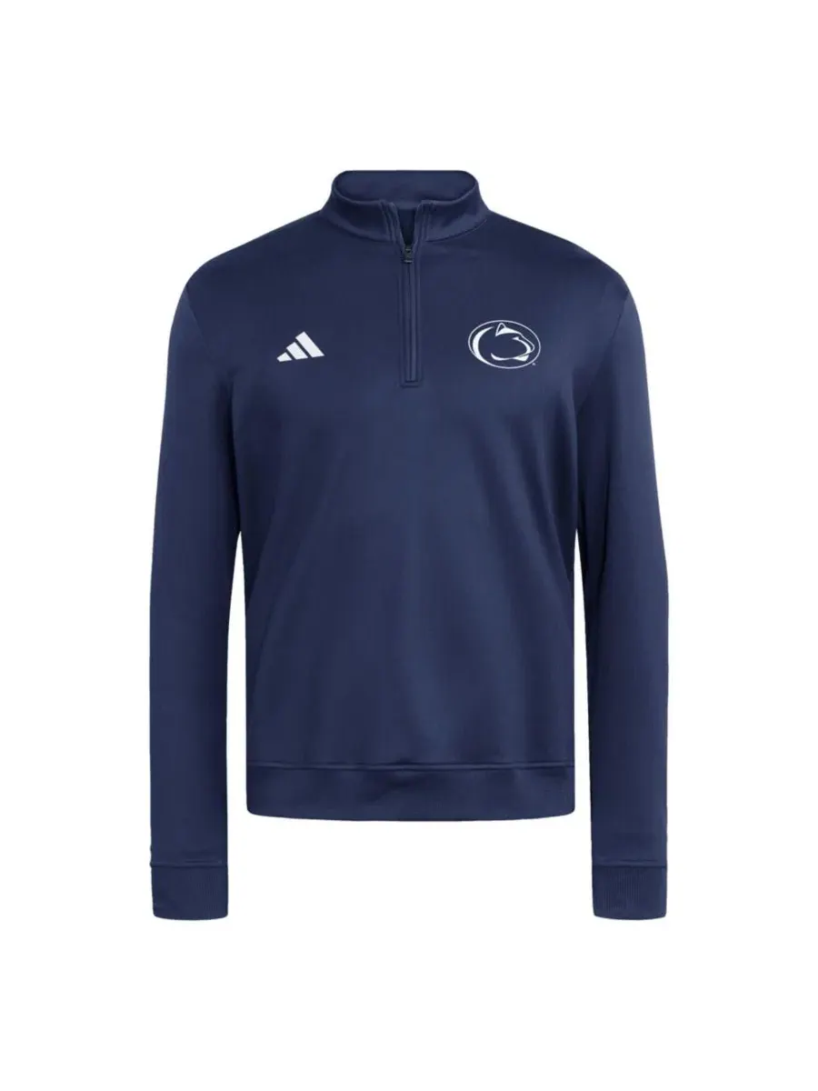 Пуловер с четверть-застежкой Penn State Nittany Lions Ultimate365 Cozy adidas — изображение 2 из 3, темно-синий