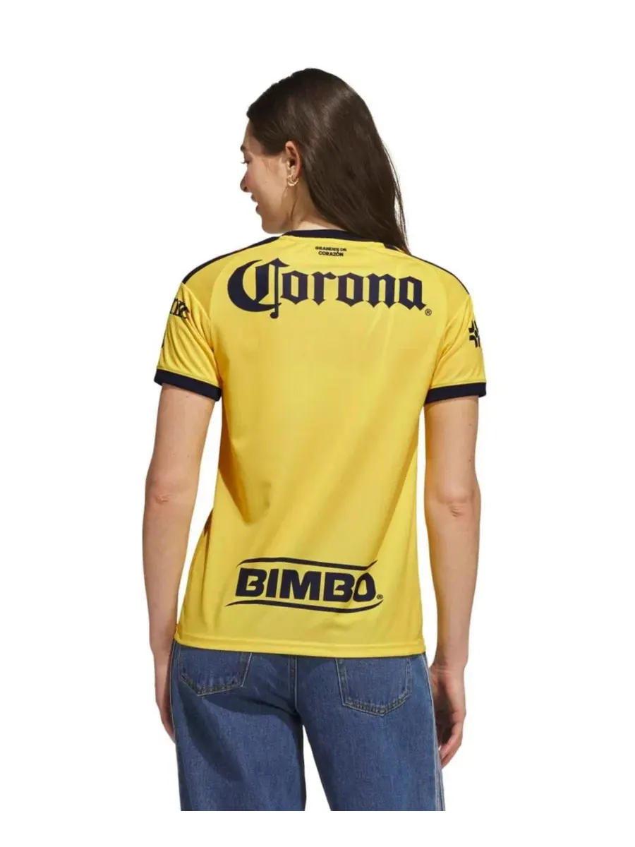Женская футболка с длинным рукавом Club America 2026/27 Home Replica Jersey adidas — изображение 2 из 7, желтый