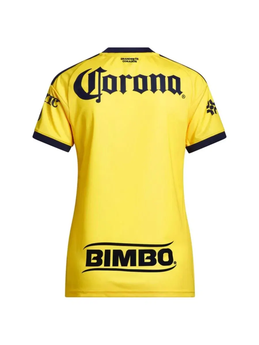 Женская футболка с длинным рукавом Club America 2026/27 Home Replica Jersey adidas — изображение 7 из 7, желтый