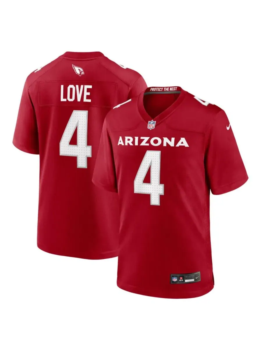 Джерси Nike Arizona Cardinals Jeremiyah Love First Round Pick No. 3