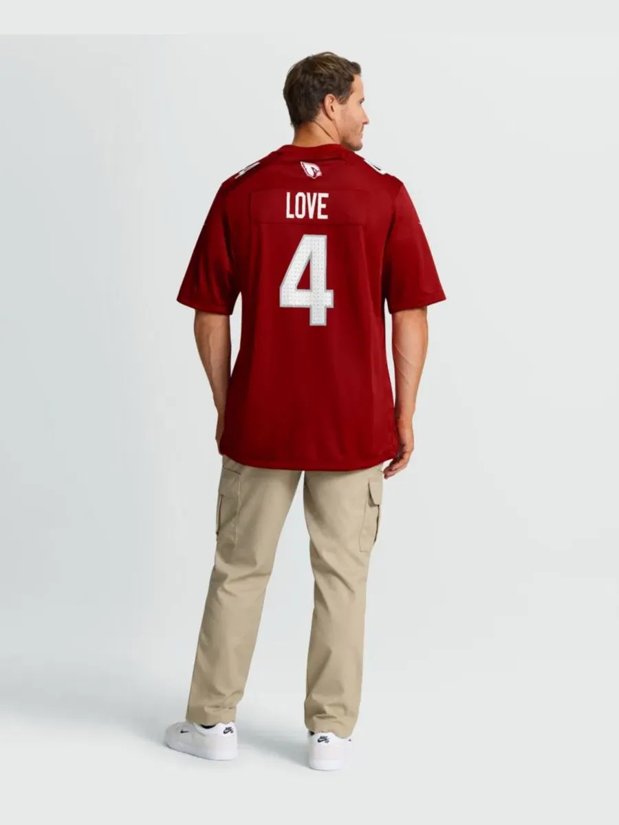 Джерси Nike Arizona Cardinals Jeremiyah Love First Round Pick No. 3 — изображение 5 из 5, красный