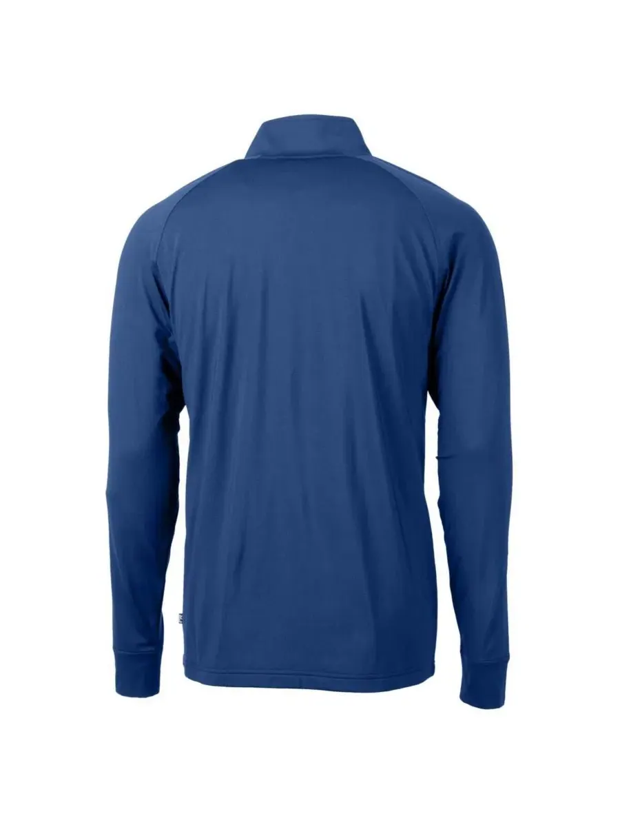 Пуловер с четверть-застежкой Kansas City Royals Adapt Eco Knit Stretch Cutter & Buck — изображение 2 из 3, королевский