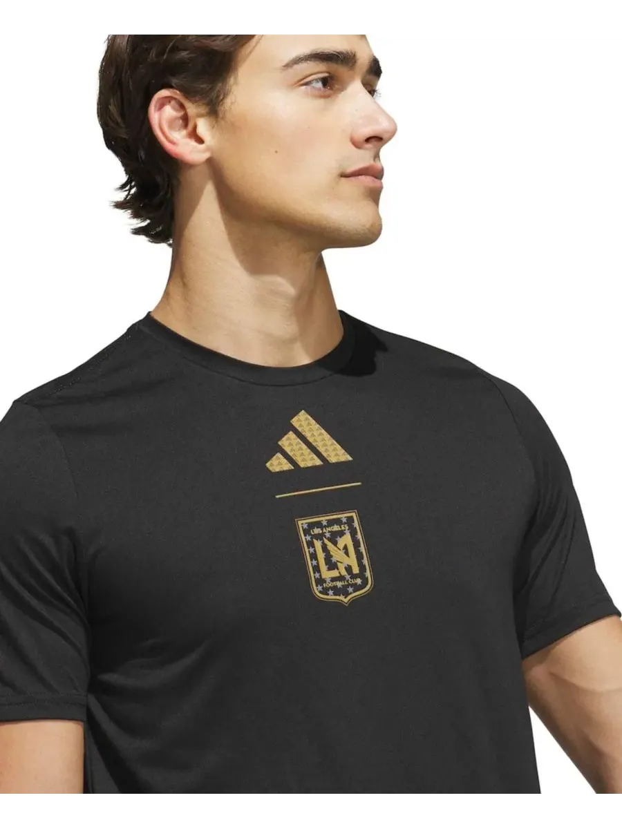 Футболка с принтом LAFC Jersey Hook, модель 2026 adidas — изображение 3 из 4, черный