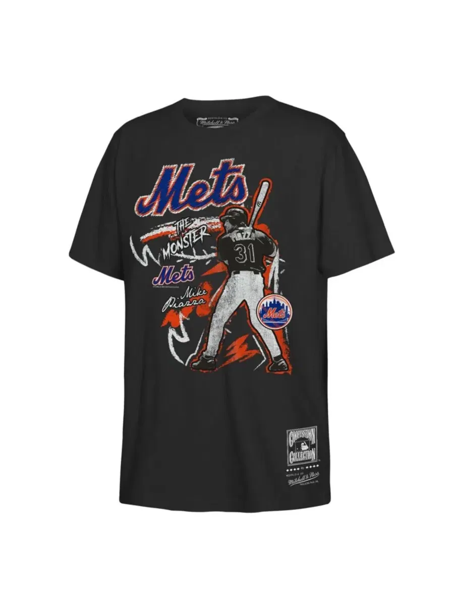 Футболка с принтом Mike Piazza Mitchell & Ness