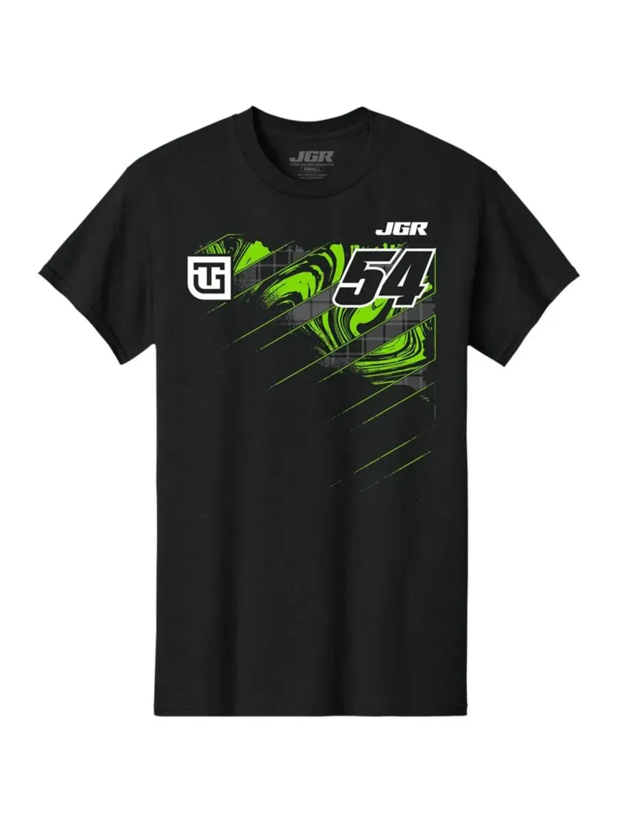 Футболка с принтом Ty Gibbs Monster Energy Joe Gibbs Racing Team Collection — изображение 3 из 3, черный