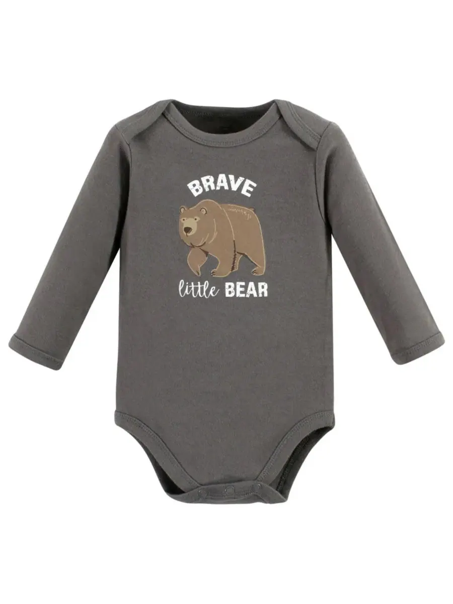Комплект боди с длинным рукавом Boy Woodland Alphabet Touched by Nature, Boy Woodland Alphabet — изображение 2 из 5