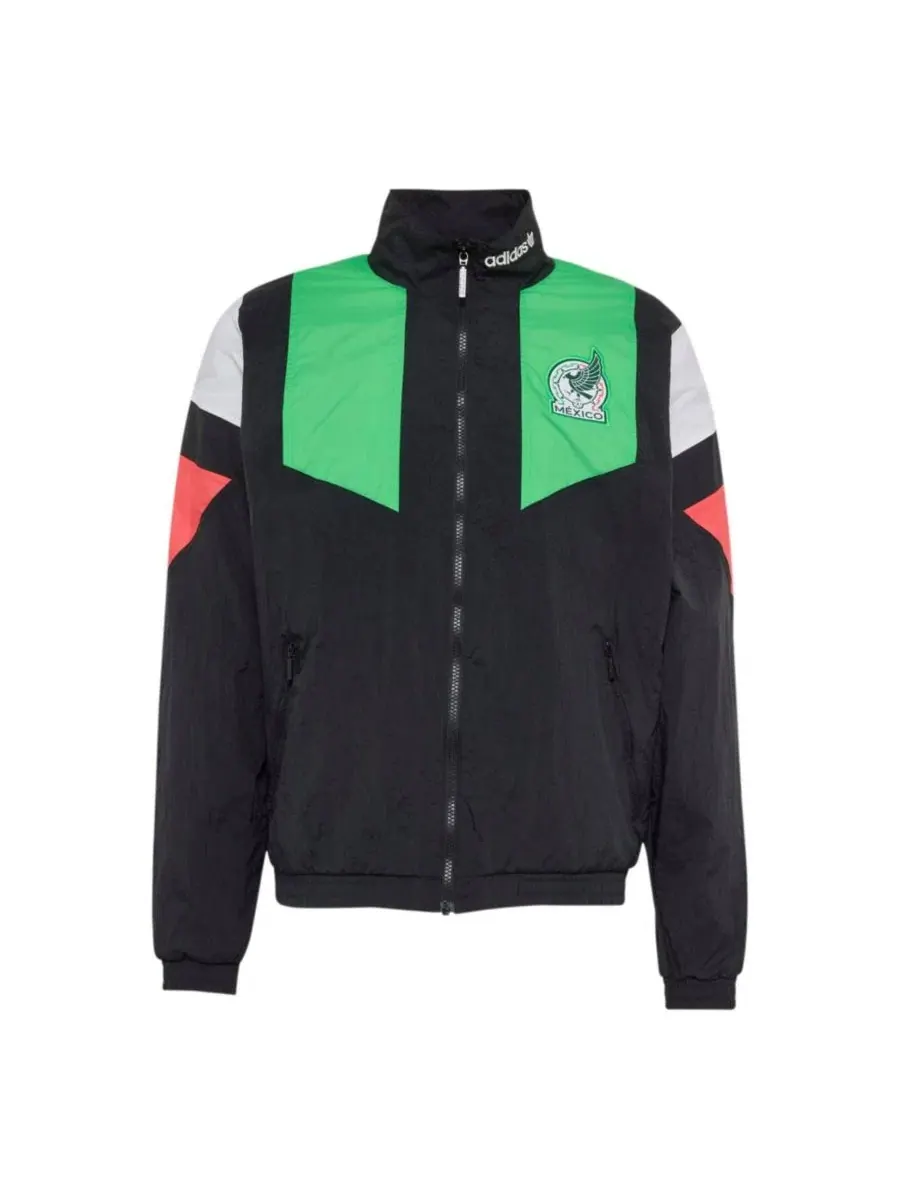 Куртка-олимпийка с флисовой подкладкой, модель Mexico National Team EQT adidas — изображение 4 из 5, черный