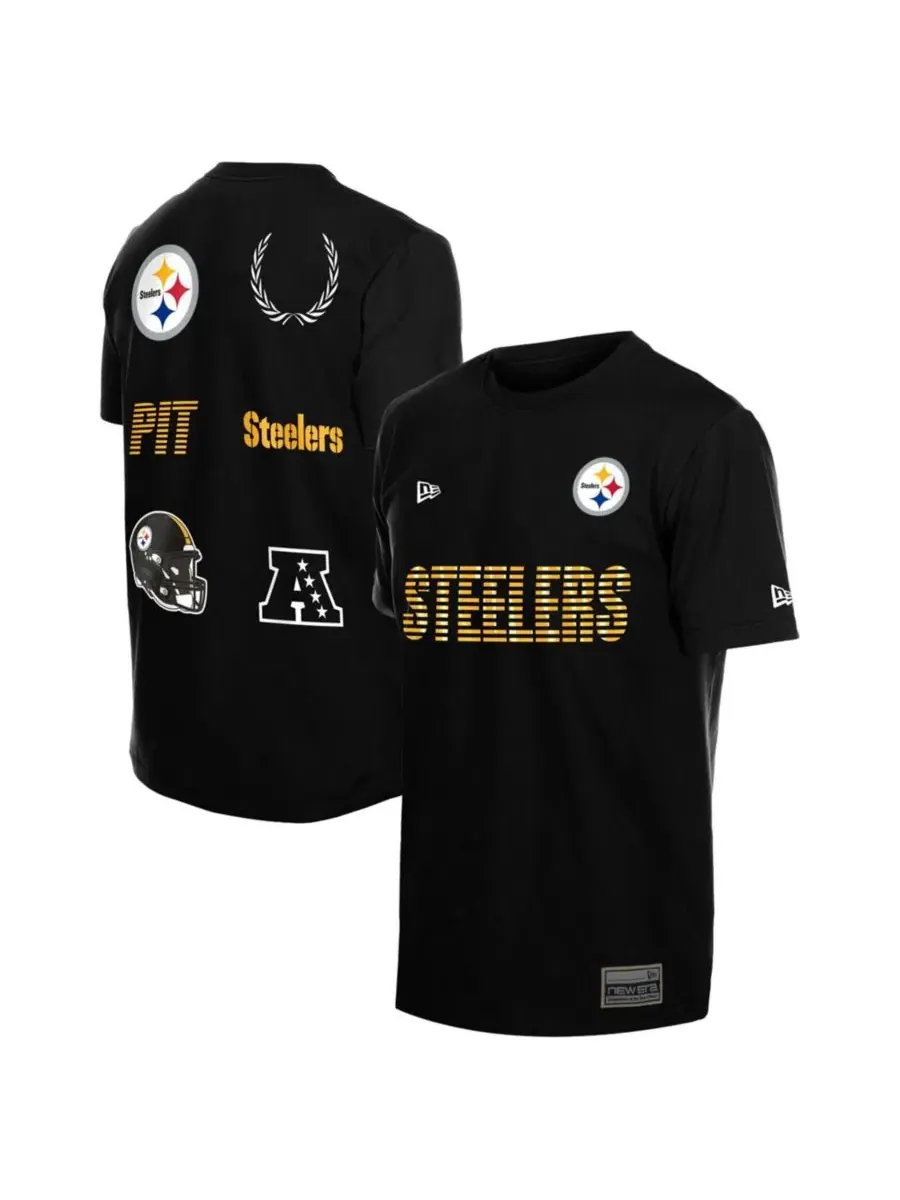 Футболка с логотипом команды Match Pittsburgh Steelers New Era