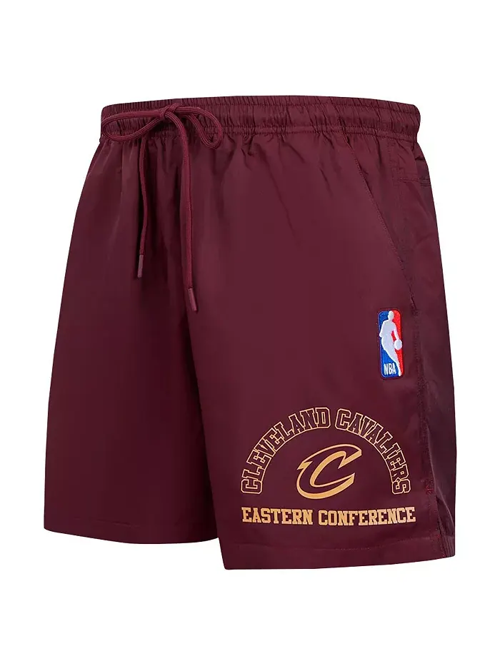 Мужские шорты Cleveland Cavaliers Area Code цвета вина Pro Standard — изображение 2 из 3