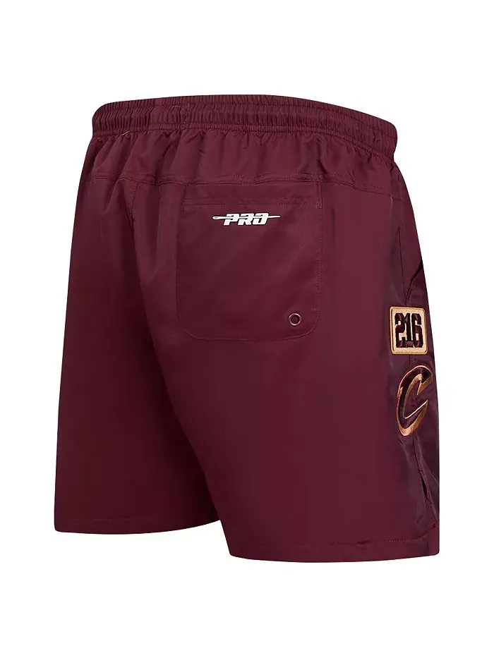 Мужские шорты Cleveland Cavaliers Area Code цвета вина Pro Standard — изображение 3 из 3