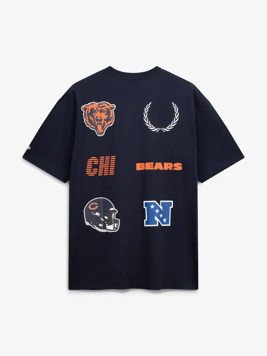Футболка с длинным рукавом Match Chicago Bears New Era — изображение 4 из 5, темно-синий