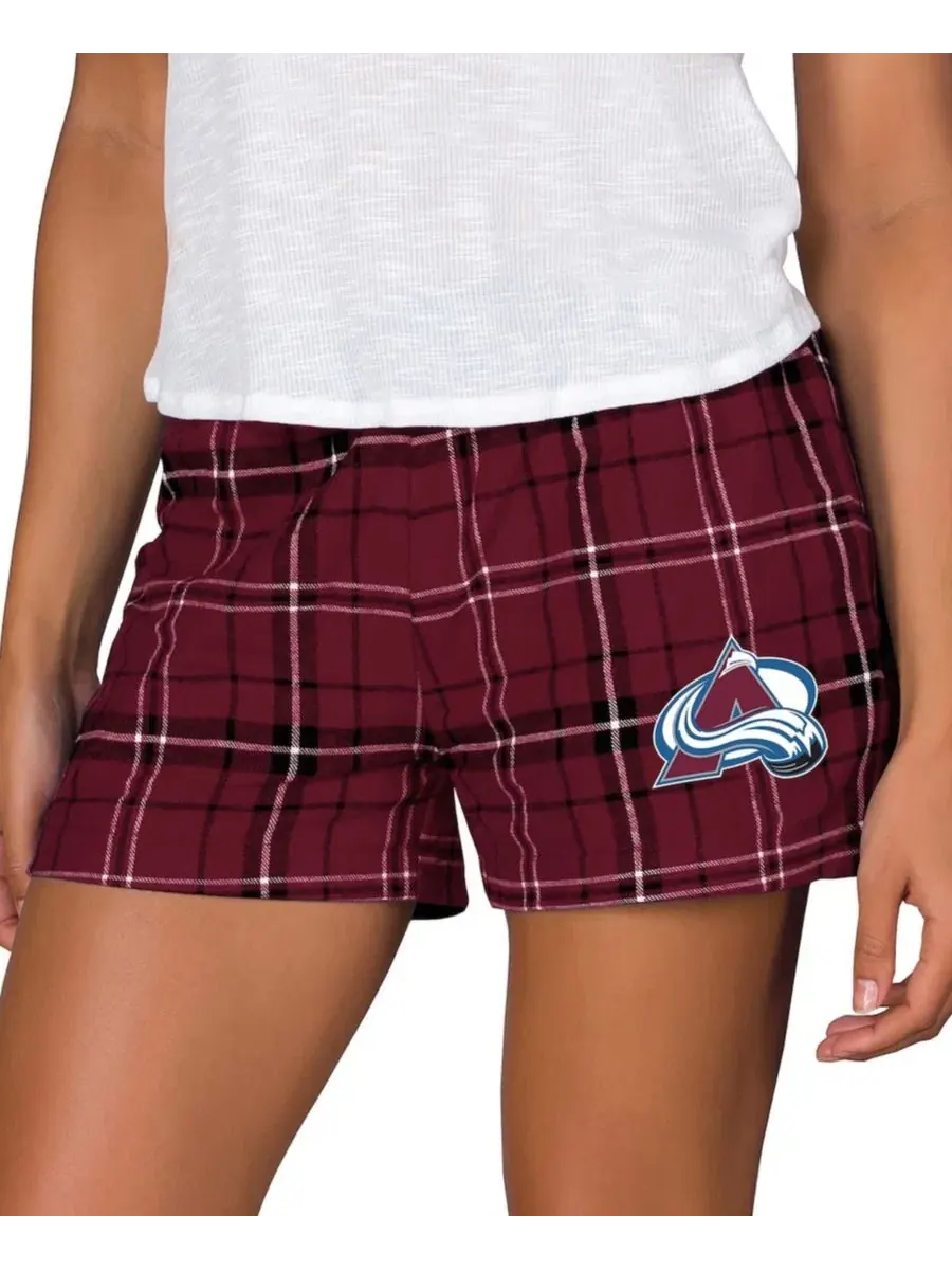 Шорты фланелевые с эластичным поясом Colorado Avalanche Concepts Sport