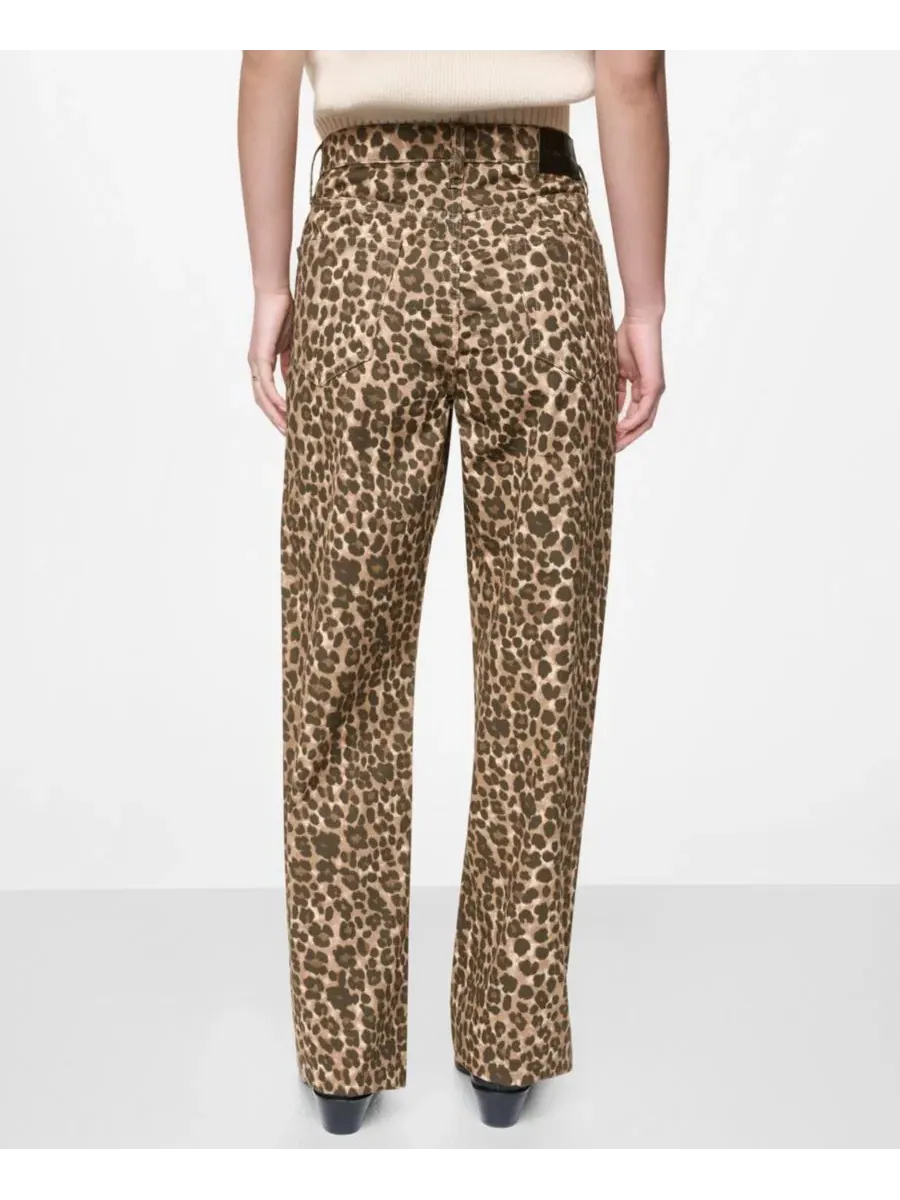 Джинсы прямого кроя с принтом Animal Print DKNY Jeans, Woodsmoke Leopard Pr — изображение 4 из 4