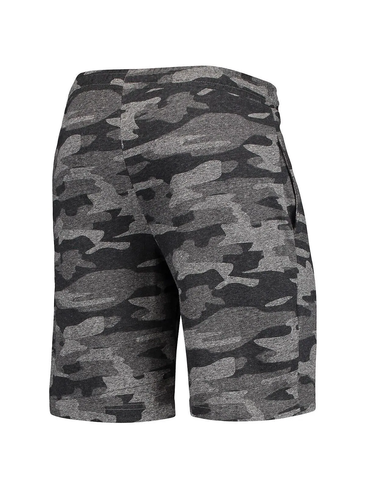 Мужские темно-серые шорты kansas jayhawks camo backup terry jam lounge shorts Concepts Sport — изображение 5 из 5