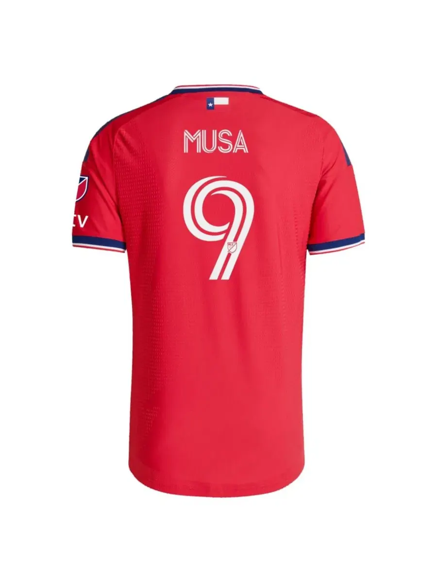 Футболка с длинным рукавом Petar Musa Red FC Dallas 2026 DNA Kit On-Field Authentic Patch Jersey — изображение 2 из 3
