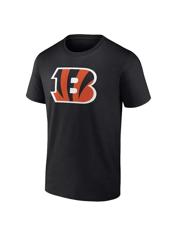 Мужская черная футболка с именем и номером игрока Ja'Marr Chase Cincinnati Bengals Fanatics — изображение 2 из 2