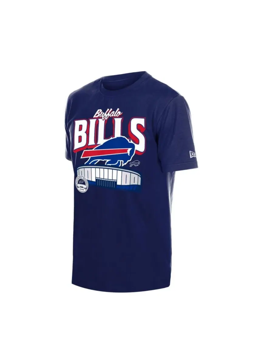 Футболка с принтом Buffalo Bills Stadium Inaugural Season New Era — изображение 3 из 4, королевский