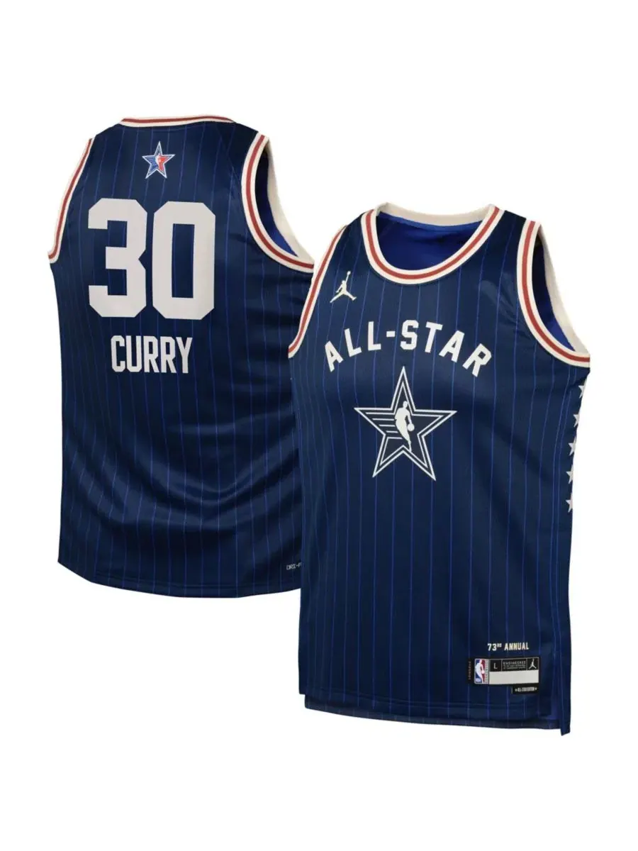Детская баскетбольная джерси Stephen Curry 2024 NBA All-Star Game Swingman Jordan