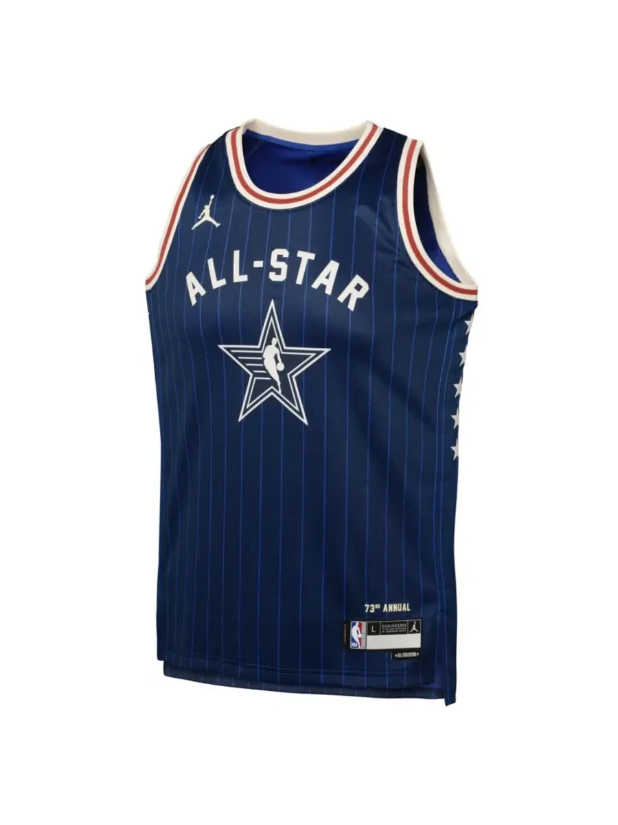 Детская баскетбольная джерси Stephen Curry 2024 NBA All-Star Game Swingman Jordan — изображение 2 из 3, темно-синий