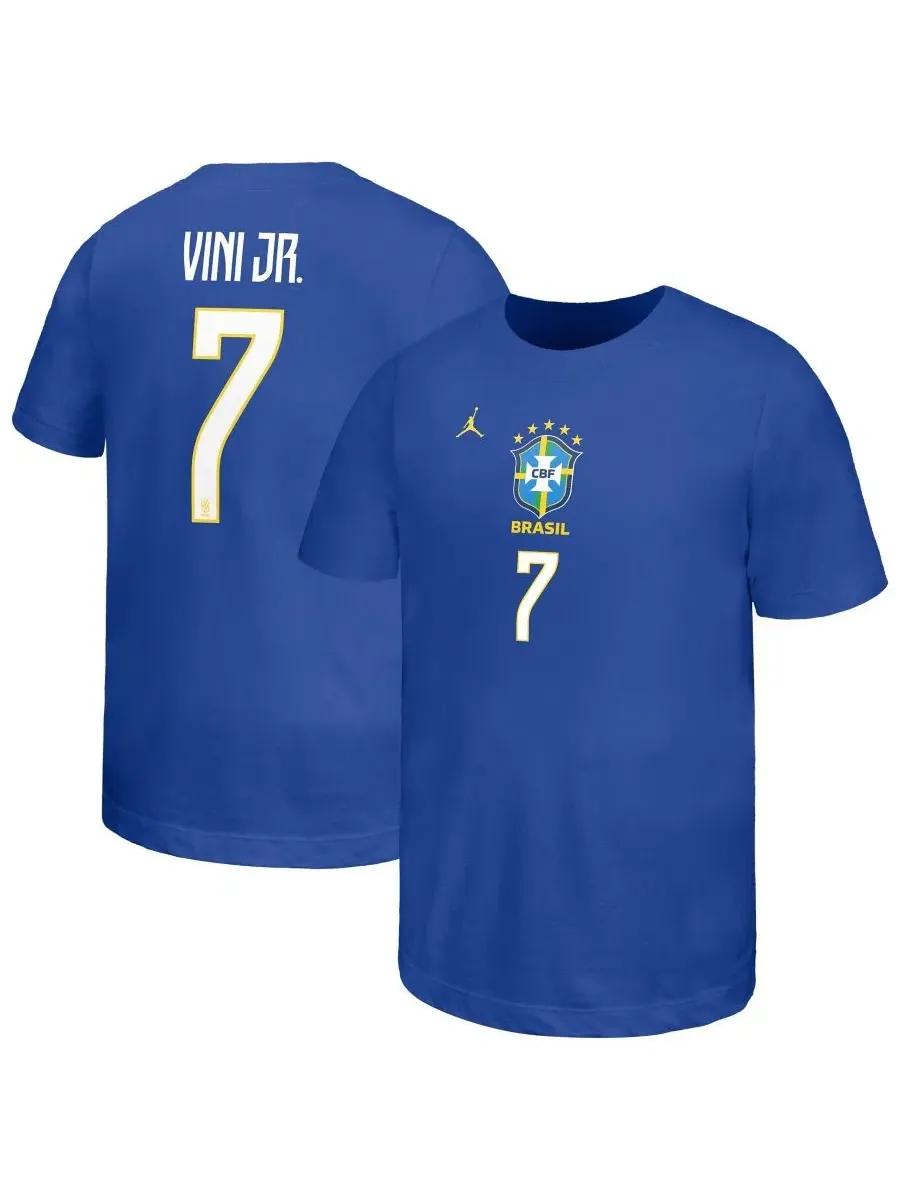 Футболка с именем и номером Vini Jr. Royal Brazil National Team Name & Number Jordan