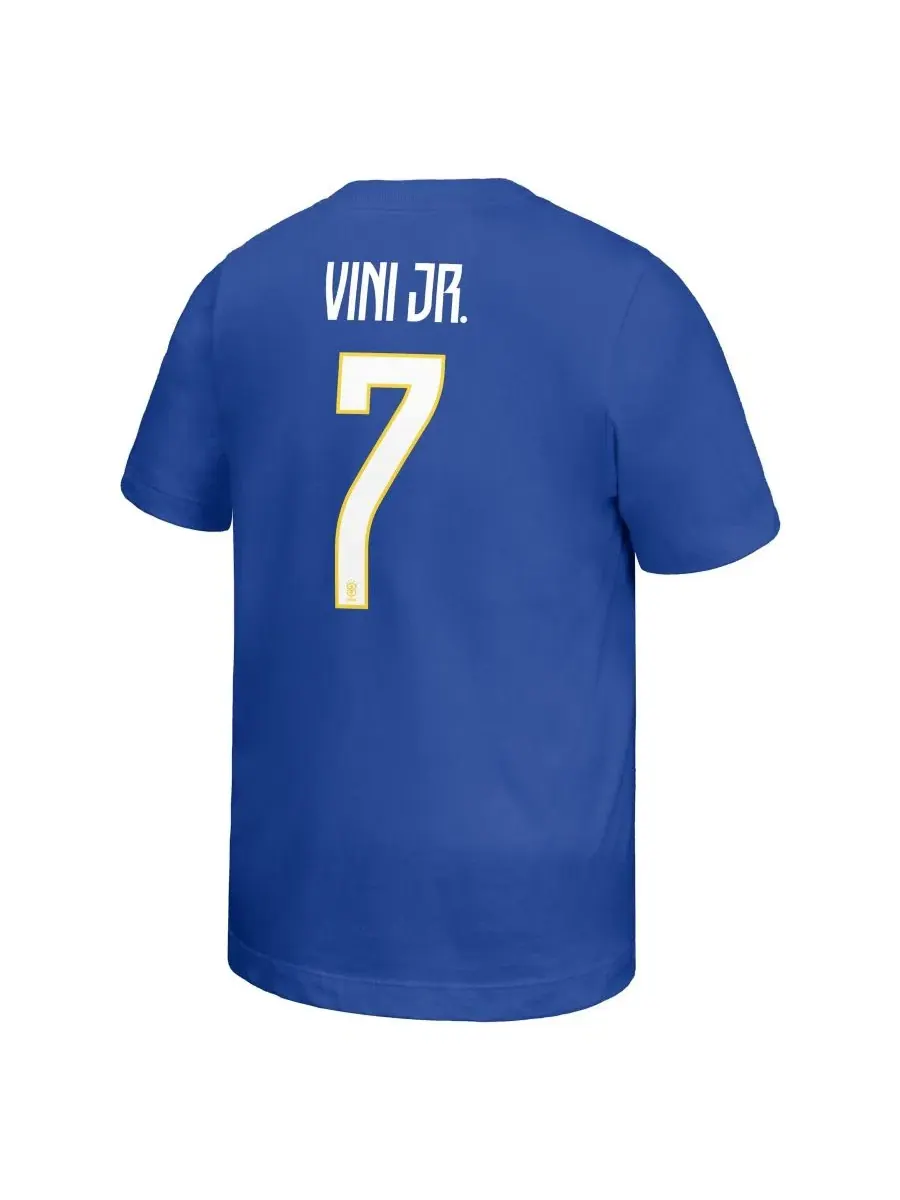 Футболка с именем и номером Vini Jr. Royal Brazil National Team Name & Number Jordan — изображение 3 из 3, королевский
