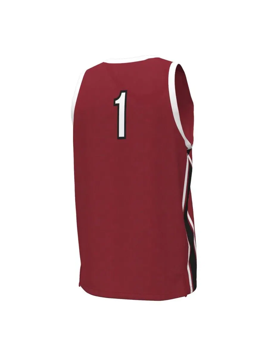 Баскетбольная джерси с номером 1, женская, South Carolina Gamecocks Under Armour — изображение 2 из 3, гранат