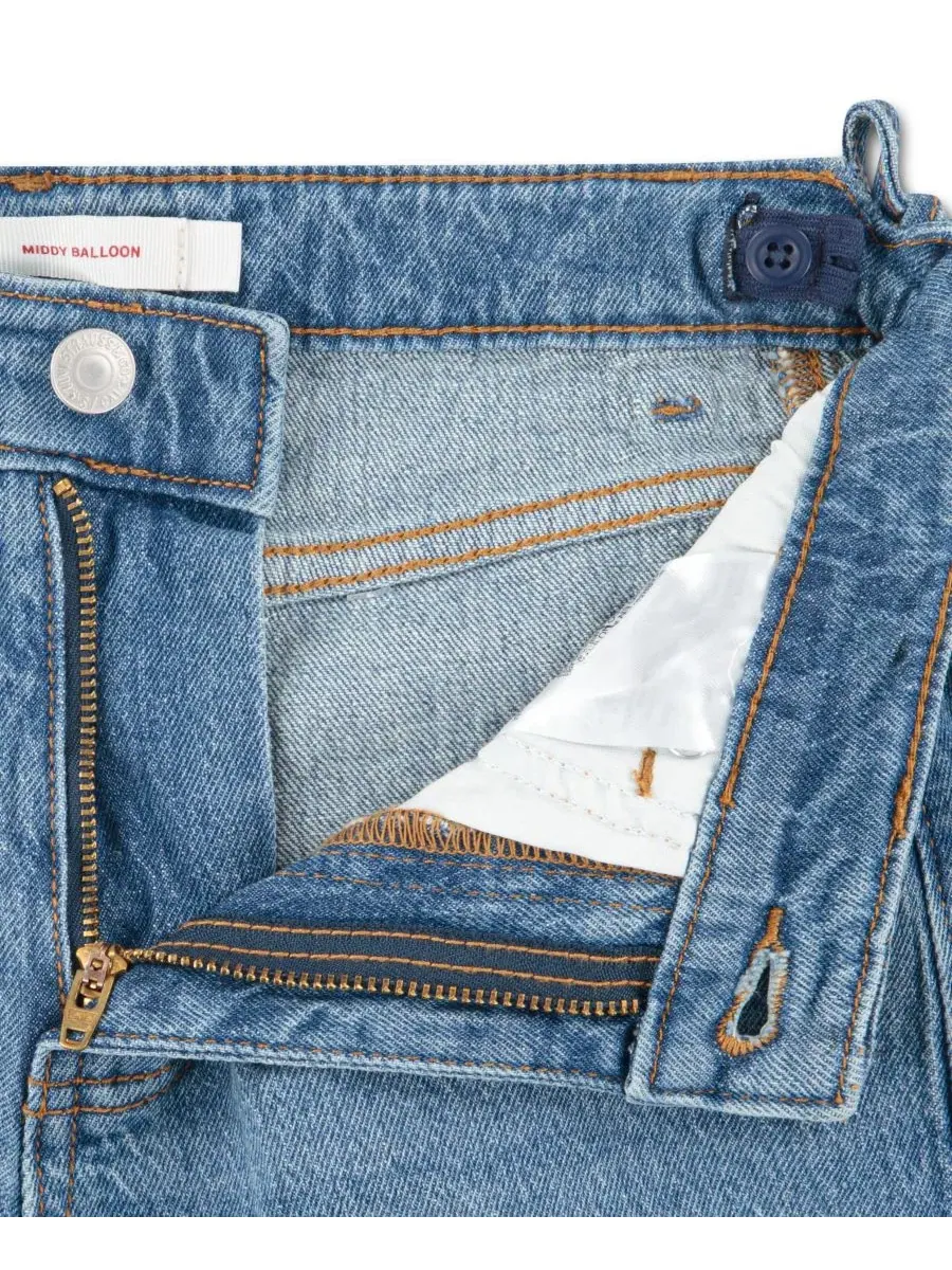 Джинсы с завязкой на талии и расклешенными штанинами Middy Balloon Leg Levi's, Polaroid — изображение 3 из 5