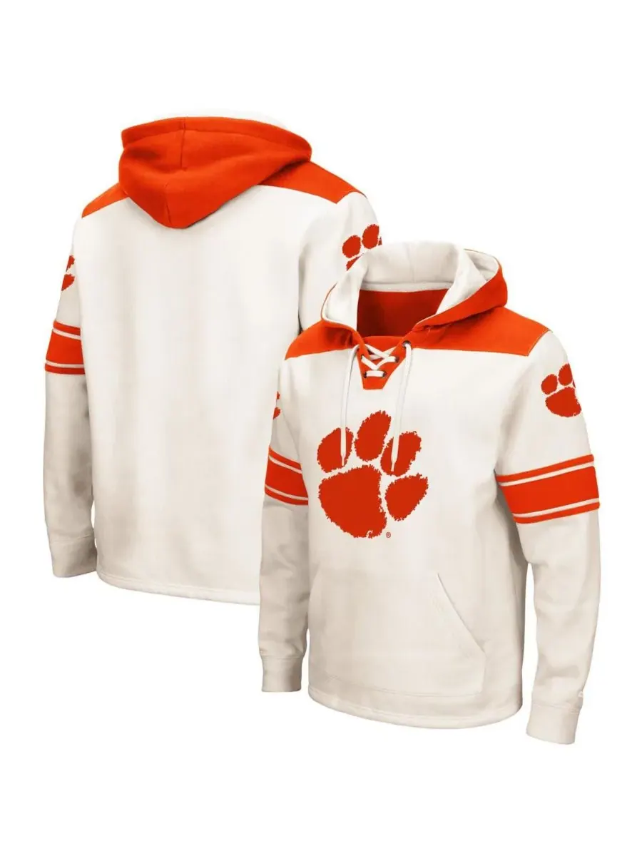 Мужская толстовка на шнуровке Clemson Tigers 2.0 Colosseum