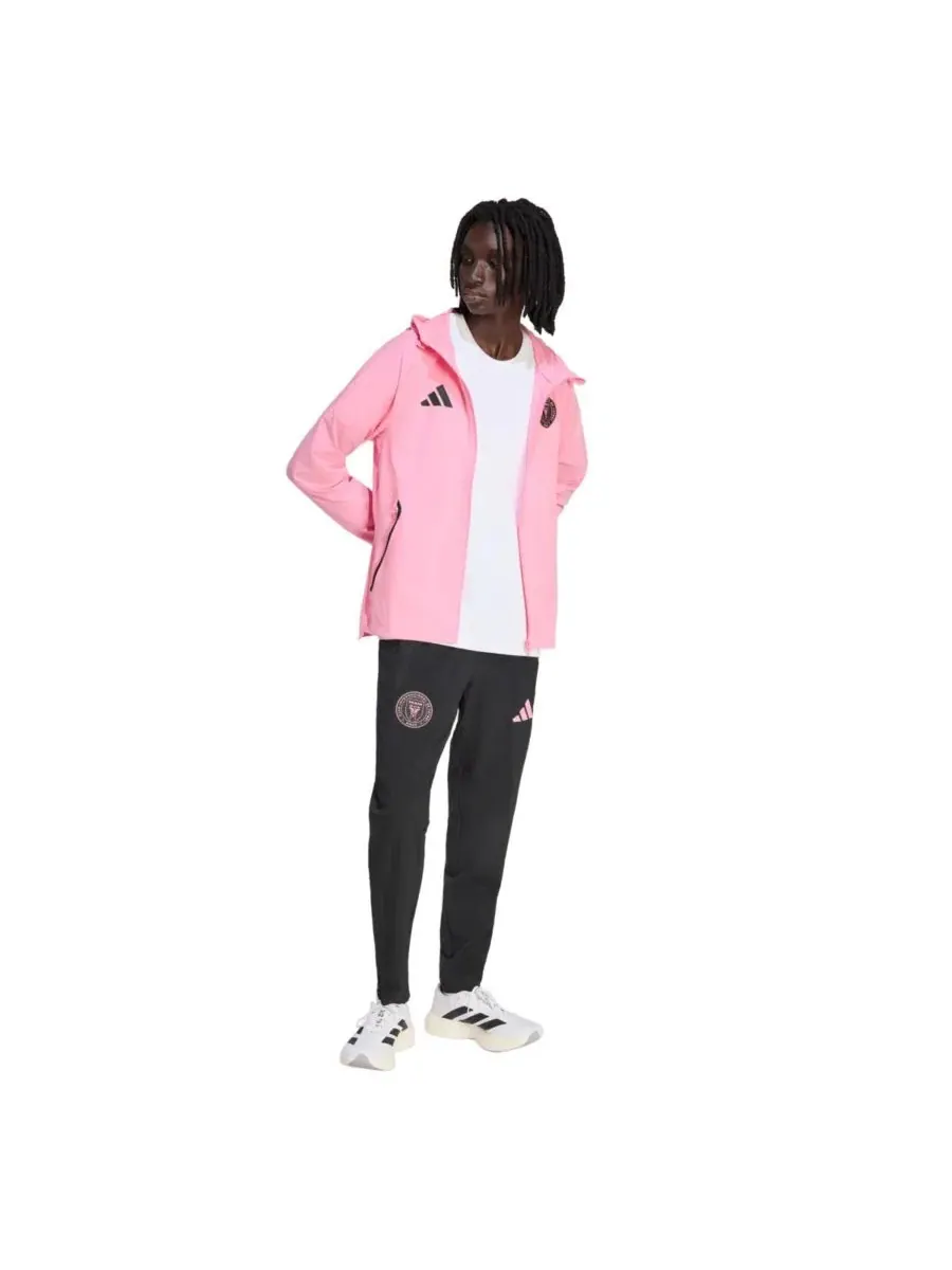 Ветровка капюшоном на молнии Tiro Travel, Inter Miami CF adidas — изображение 3 из 4, розовый