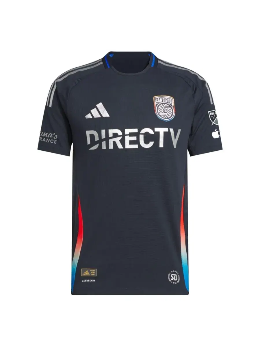 Футболка MLS Authentic с длинным рукавом Anders Dreyer San Diego FC 2025 State of Flow On-Field — изображение 2 из 3