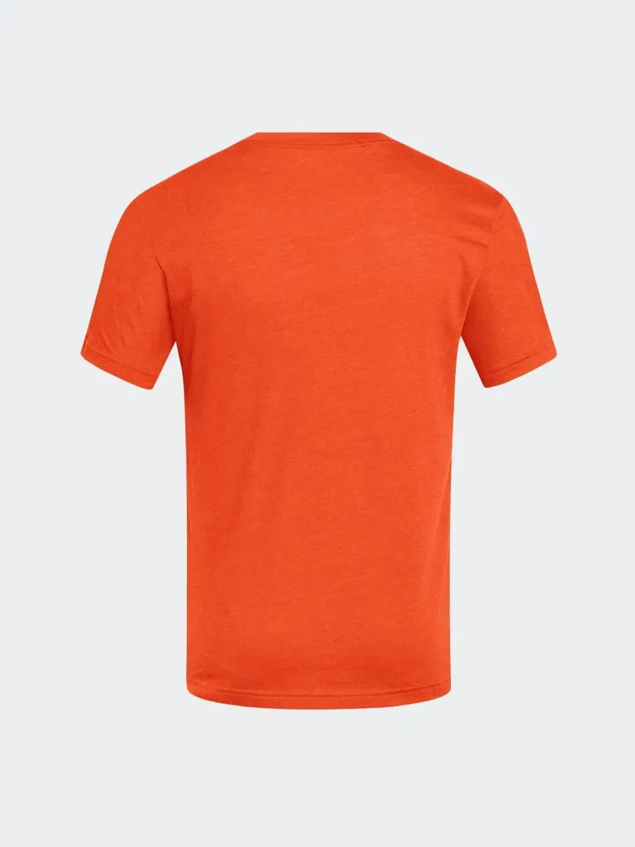 Футболка с принтом Vault Blend Miami Hurricanes adidas — изображение 2 из 2, оранжевый