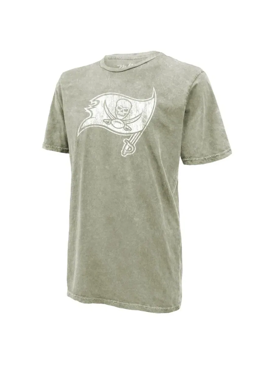 Футболка с принтом Baker Mayfield Moss Green Tampa Bay Buccaneers Mineral Wash Majestic Threads — изображение 3 из 3, зеленый