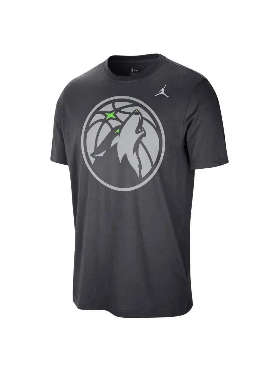 Футболка с принтом Minnesota Timberwolves Statement Edition Essential Jordan — изображение 2 из 3, серый