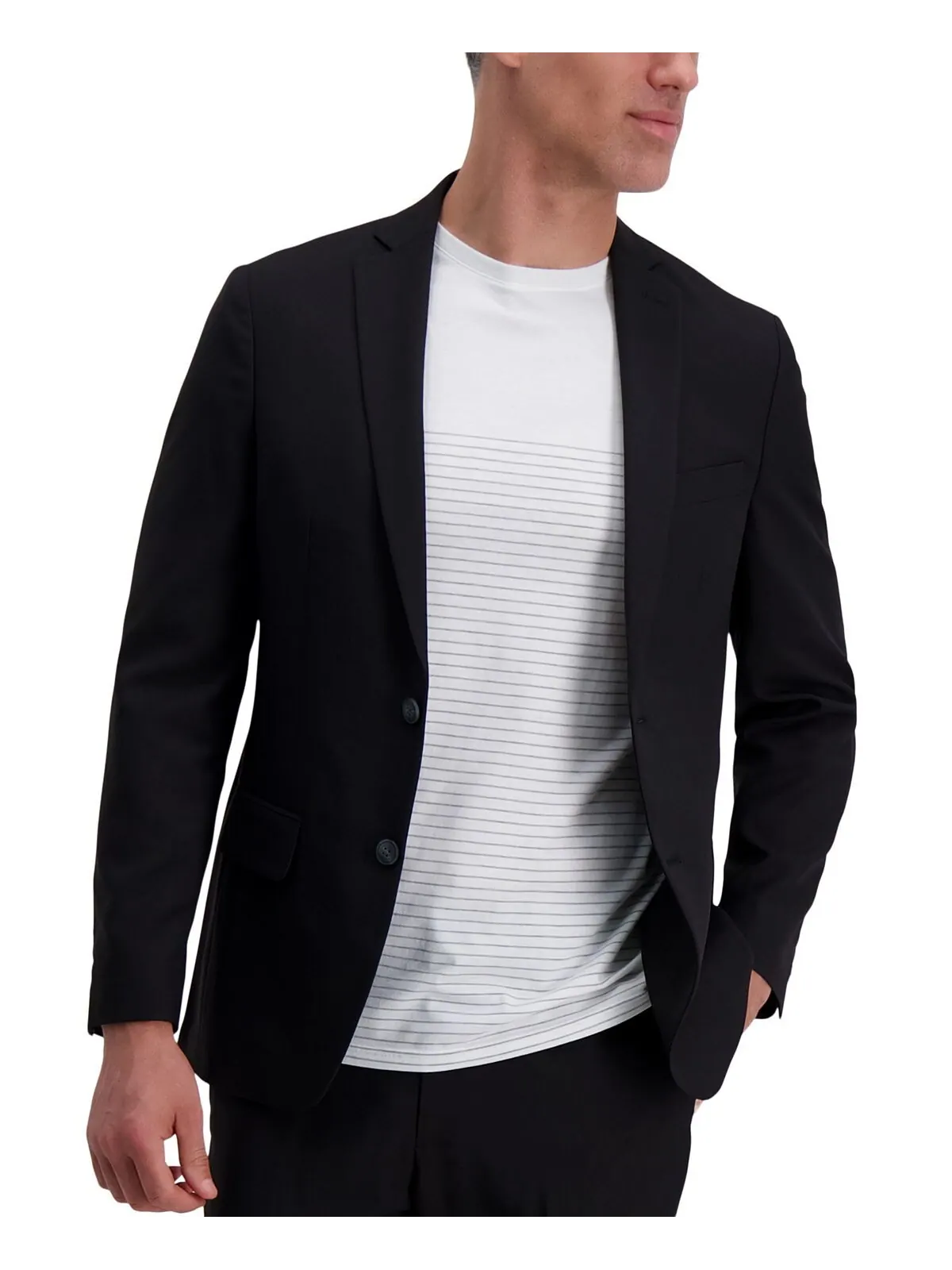 Мужское пальто приталенного кроя Smart Wash Tech Suit Haggar