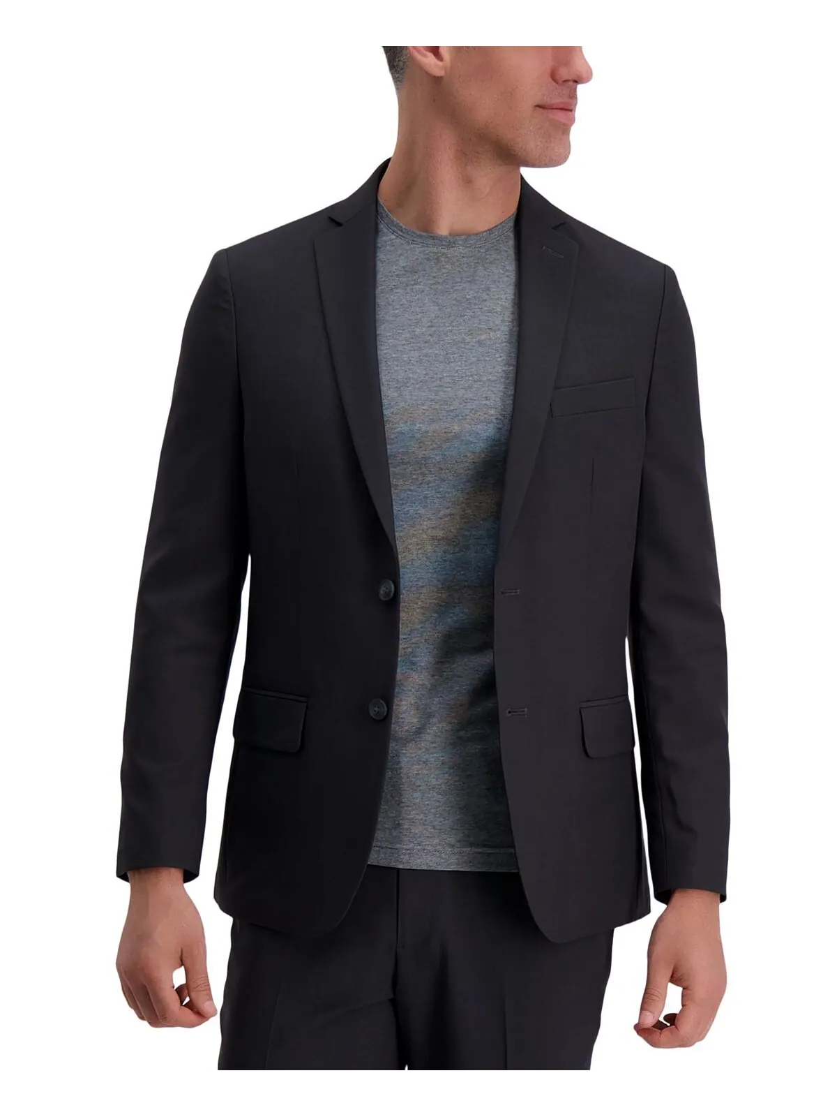 Мужское пальто приталенного кроя Smart Wash Tech Suit Haggar
