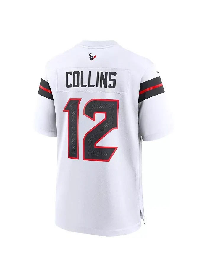 Мужская игровая футболка Nico Collins белая Houston Texans Nike — изображение 2 из 3