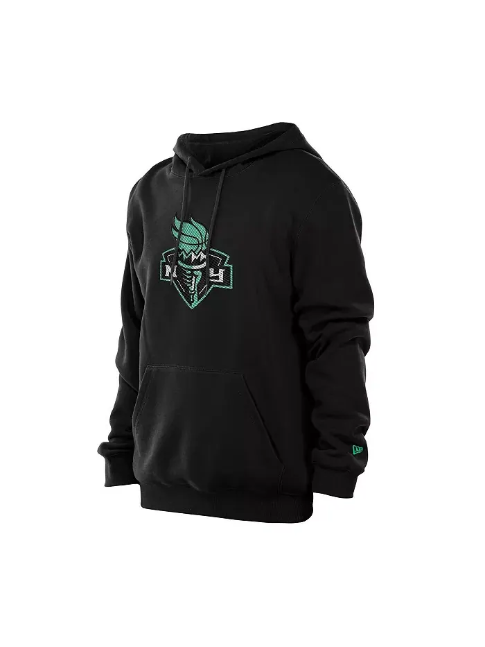 Мужская черная толстовка с капюшоном New York Liberty Champions Premium New Era — изображение 2 из 3