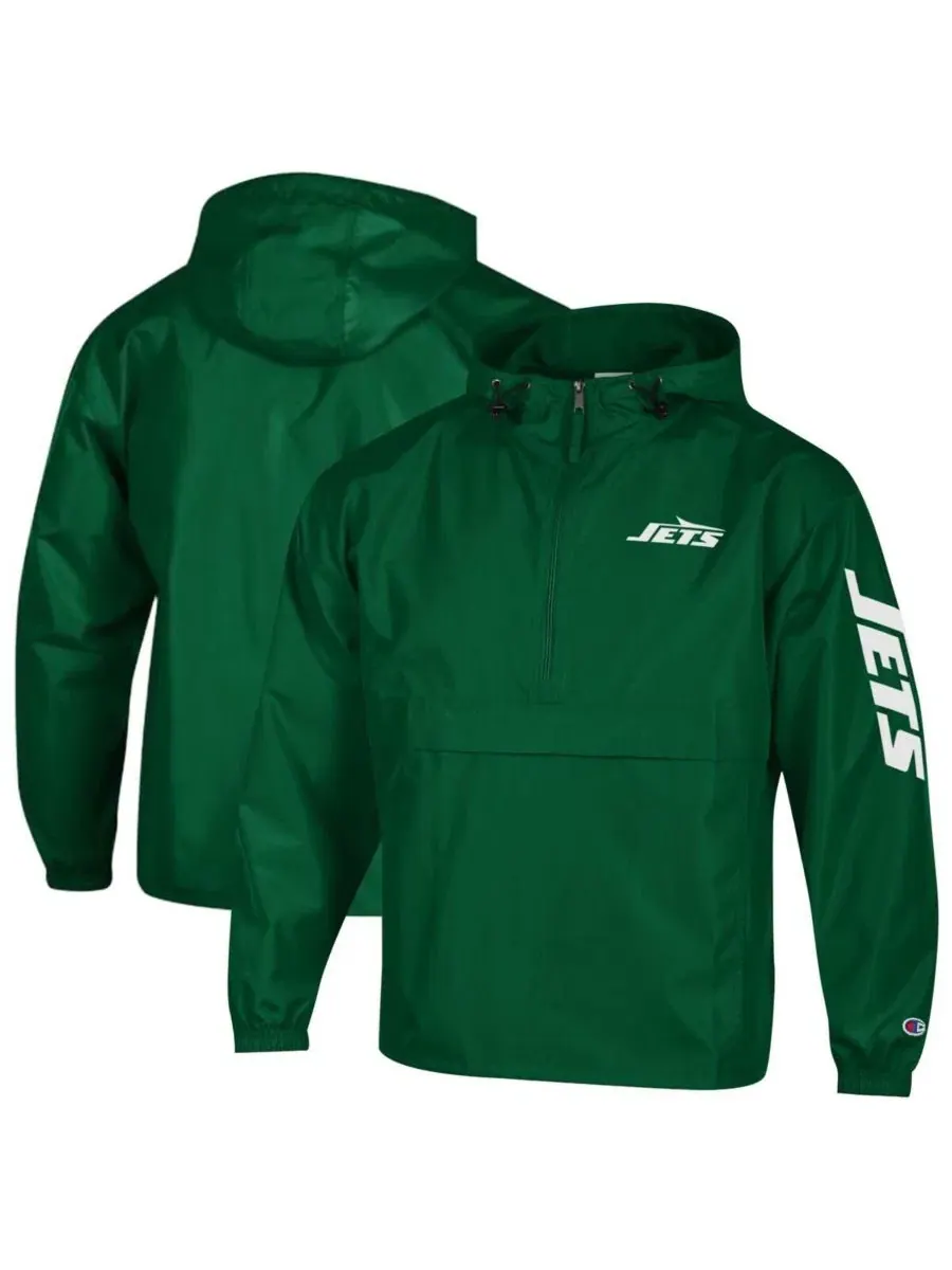 Ветровка-куртка с капюшоном Champion, New York Jets