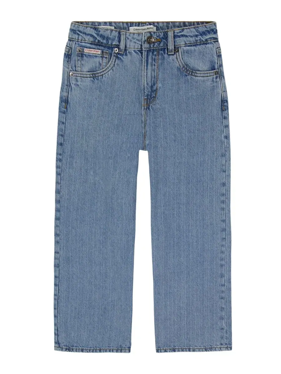 Джинсы с широкой штаниной Calvin Klein, Storm Wash