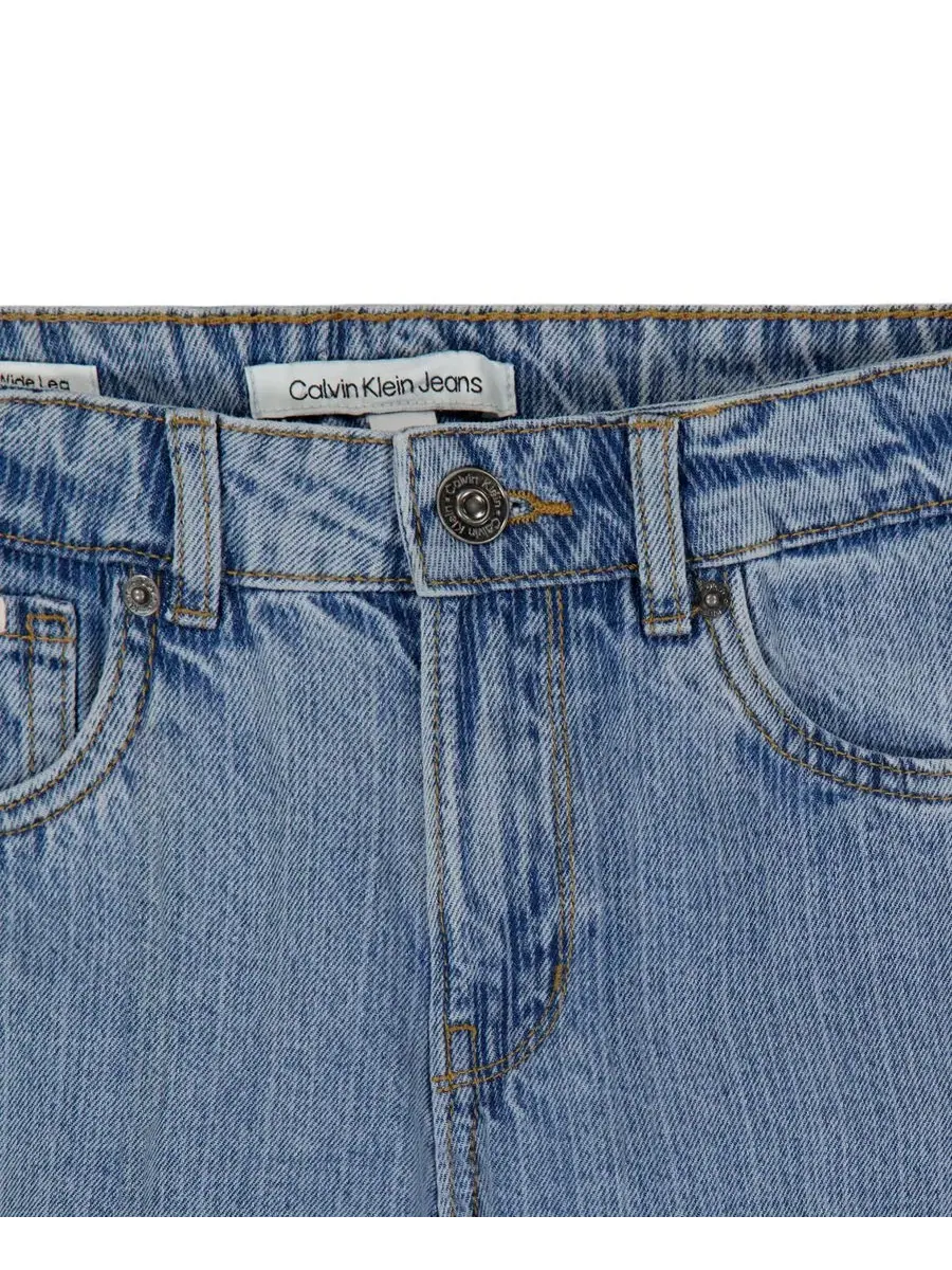 Джинсы с широкой штаниной Calvin Klein, Storm Wash — изображение 3 из 5