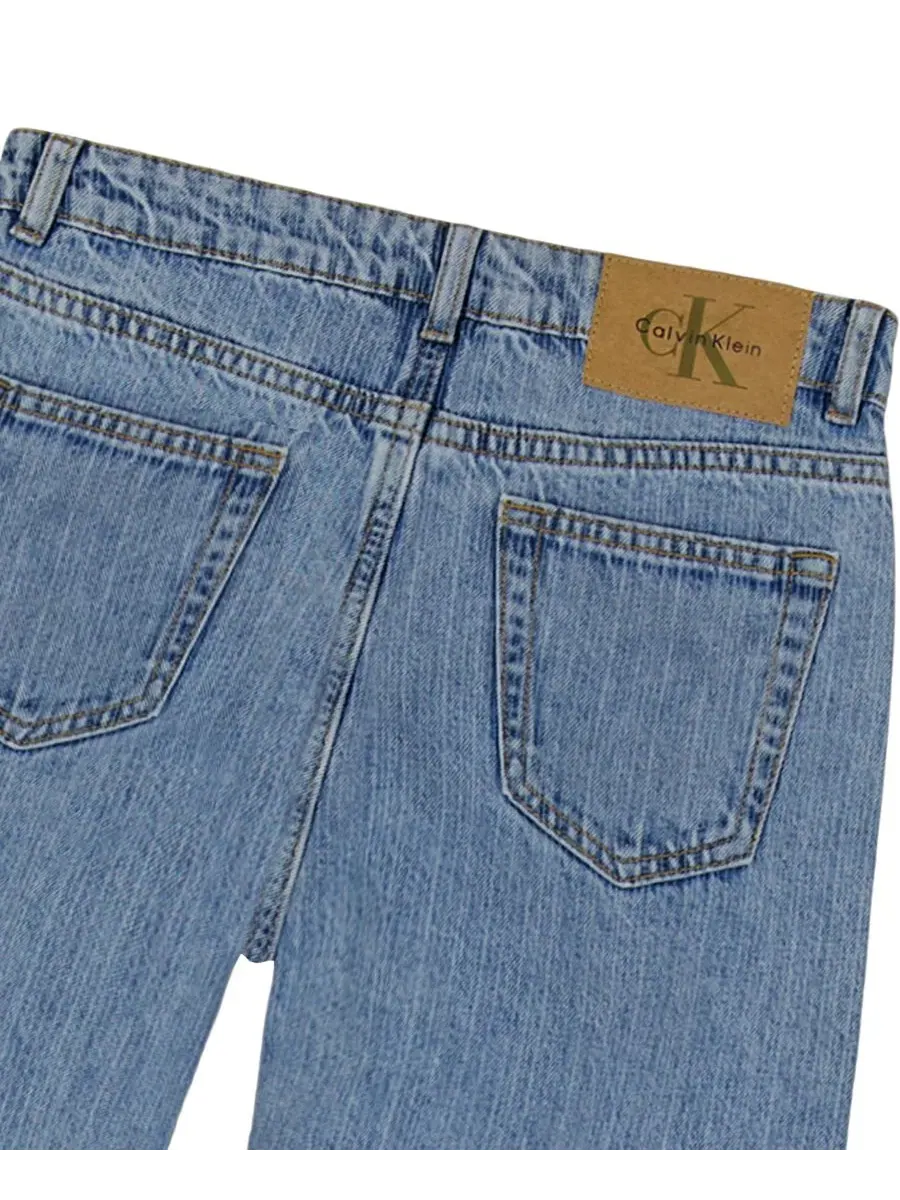 Джинсы с широкой штаниной Calvin Klein, Storm Wash — изображение 5 из 5