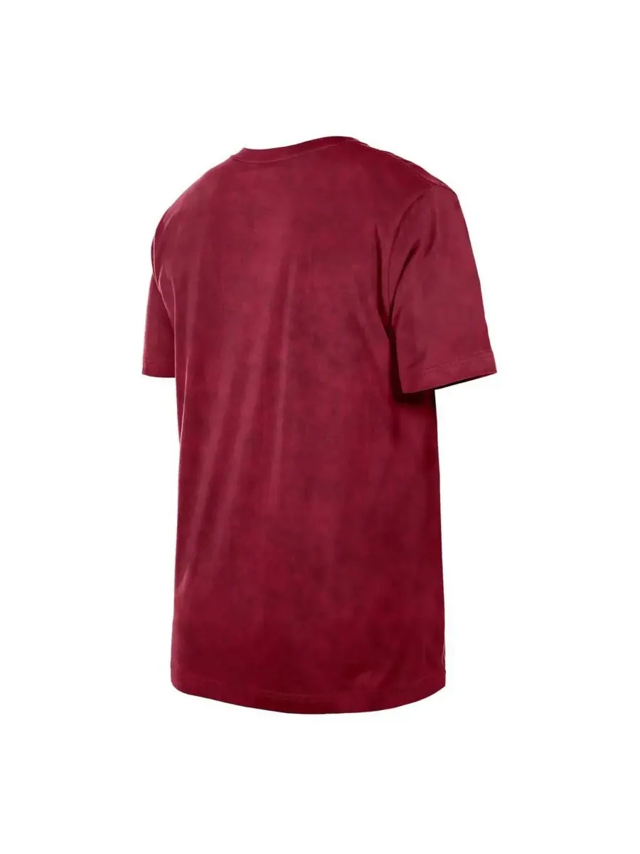 New Era Мужская футболка Cleveland Cavaliers Hardwood Classics Oversized Boxy Mineral Wash винного — изображение 3 из 3