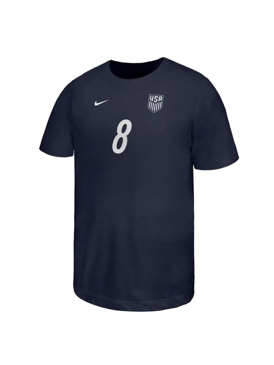 Футболка с именем и номером Weston McKennie Nike — изображение 3 из 3, темно-синий