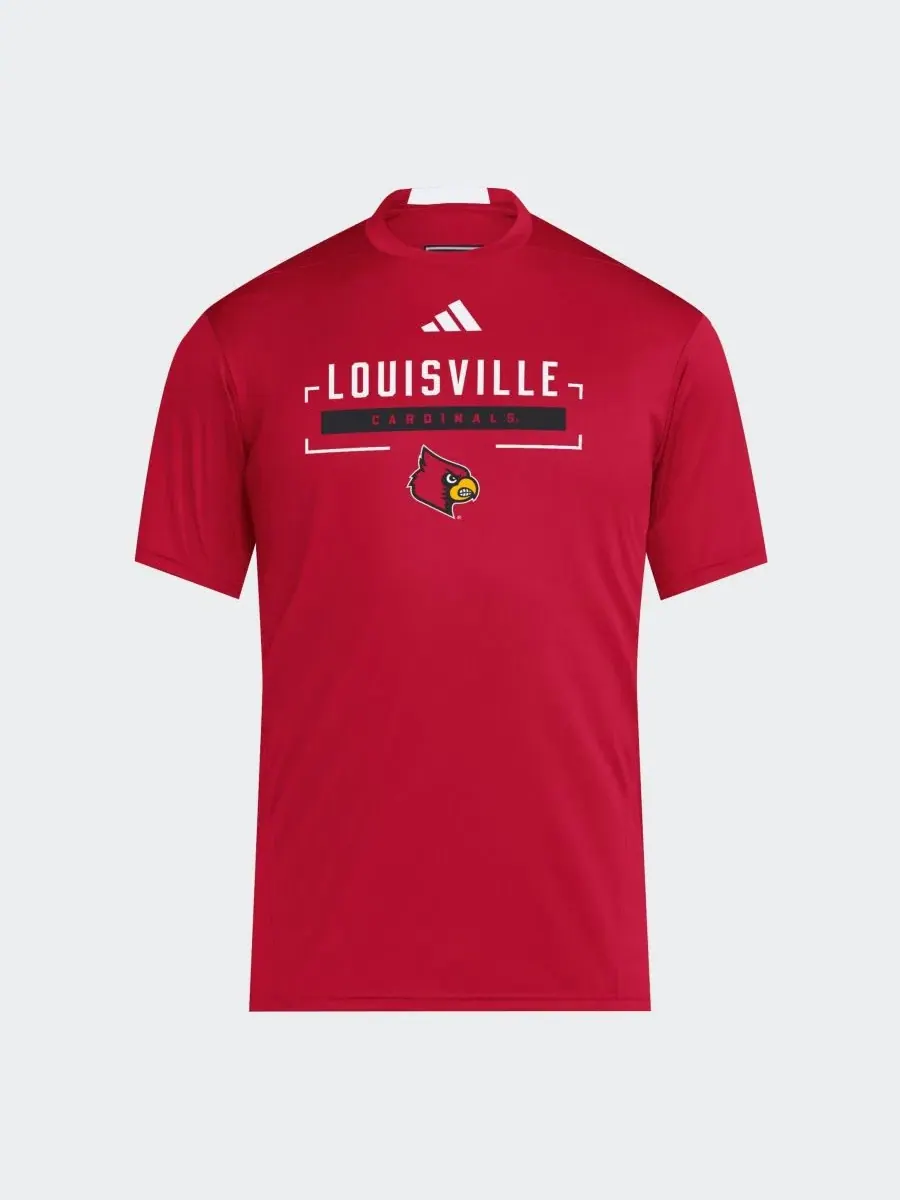 Футболка с длинным рукавом Louisville Cardinals D4T adidas